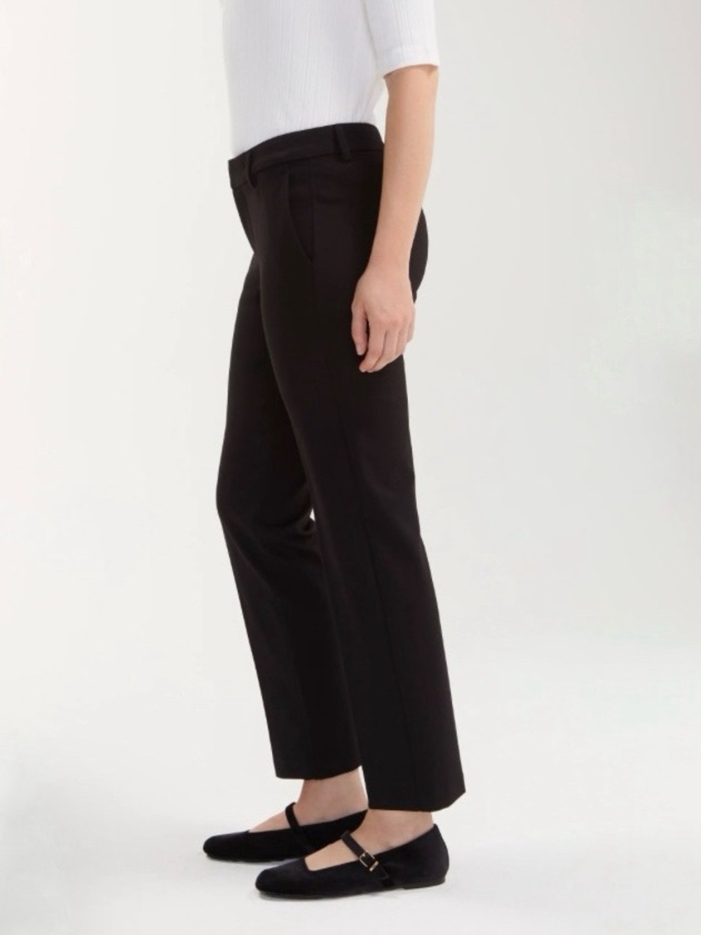 Liverpool Los Angeles Kelsey Knit Trouser Slim Tapered Pants Black Size 4/27